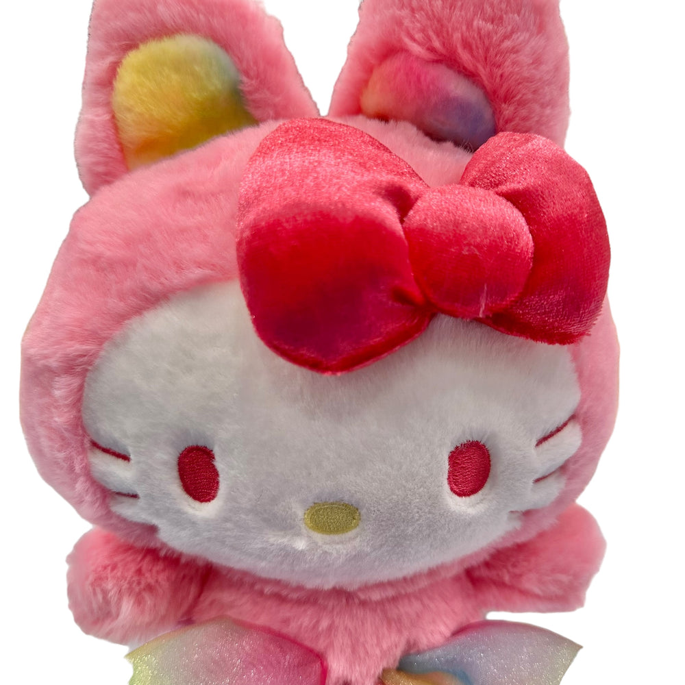 Hello Kitty "Pink Rainbow Bunny" 9in Plush