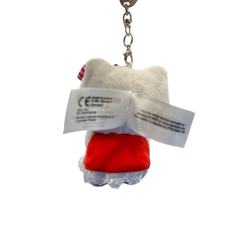 Hello Kitty "Red Bear" Mascot Key Clip