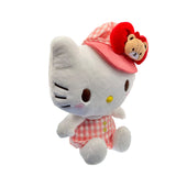 Hello Kitty "Gingham Casquette" 11in Plush