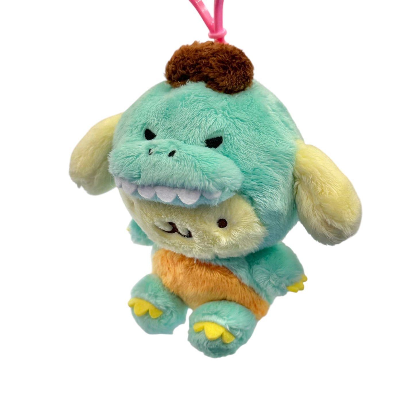 Pompompurin "Dinosaur" Mascot Clip On