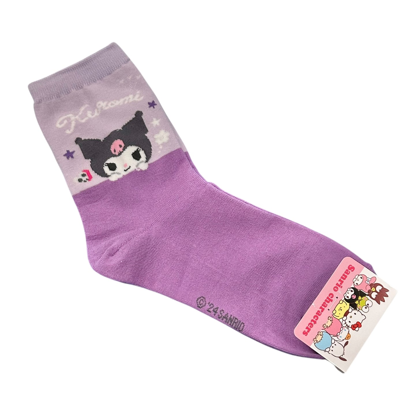 Kuromi Good Night Socks