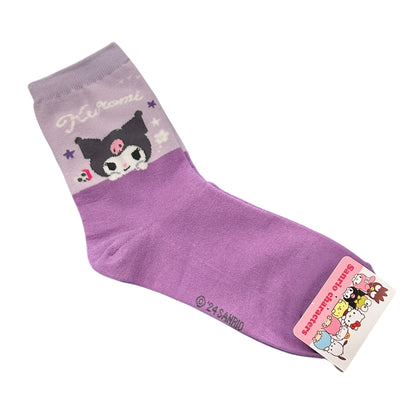 Kuromi Good Night Socks