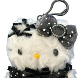 Hello Kitty "Pose Black" Clip-On Mascot Keychain