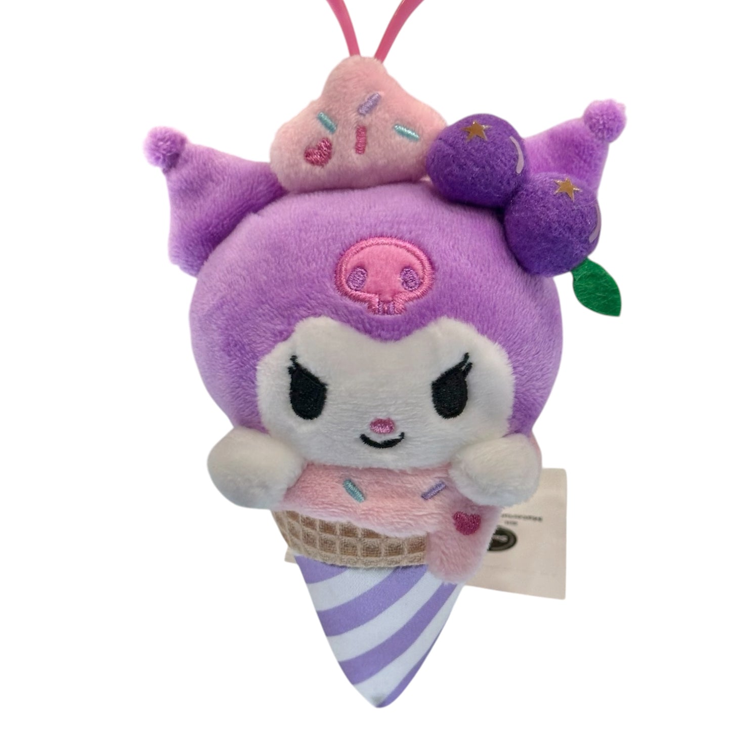 Kuromi "Ice Cream" Mascot Clip On