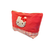 Hello Kitty "Chenille Gingham" Pouch