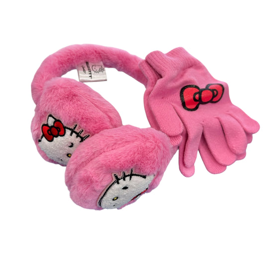 Hello Kitty "Pink" Earmuff & Gloves Set