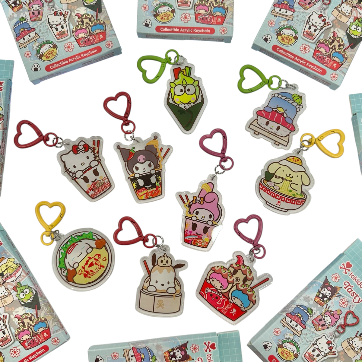 tokidoki x Hello Kitty & Friends "Tasty Takeout" Blind Keychain Carabiner