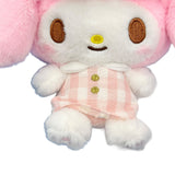 My Melody "Gingham Casquette" Mascot Clip On Plush