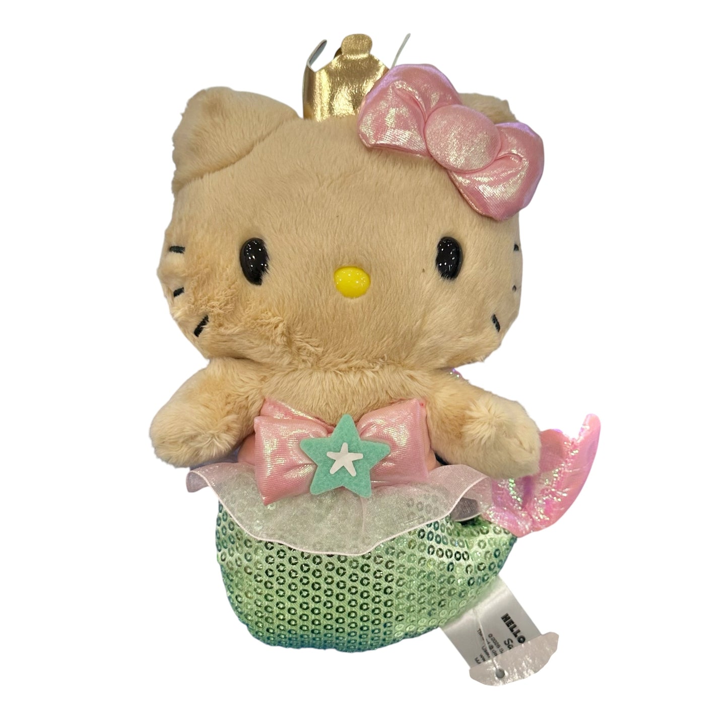 Hello Kitty "Spangle Mermaid" Tan Bean Doll
