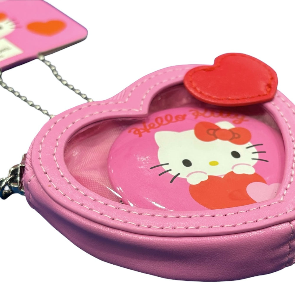 Hello Kitty "Heart" Mini Pouch w/ Badge