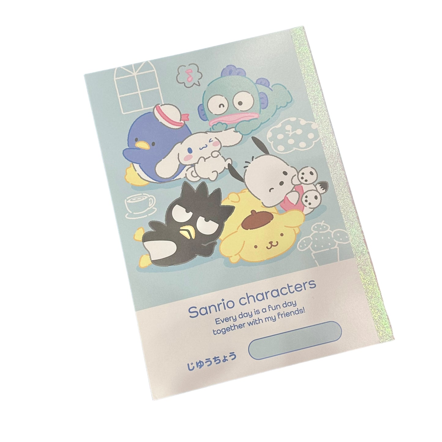 Sanrio Characters Blank Notebook (Blue)