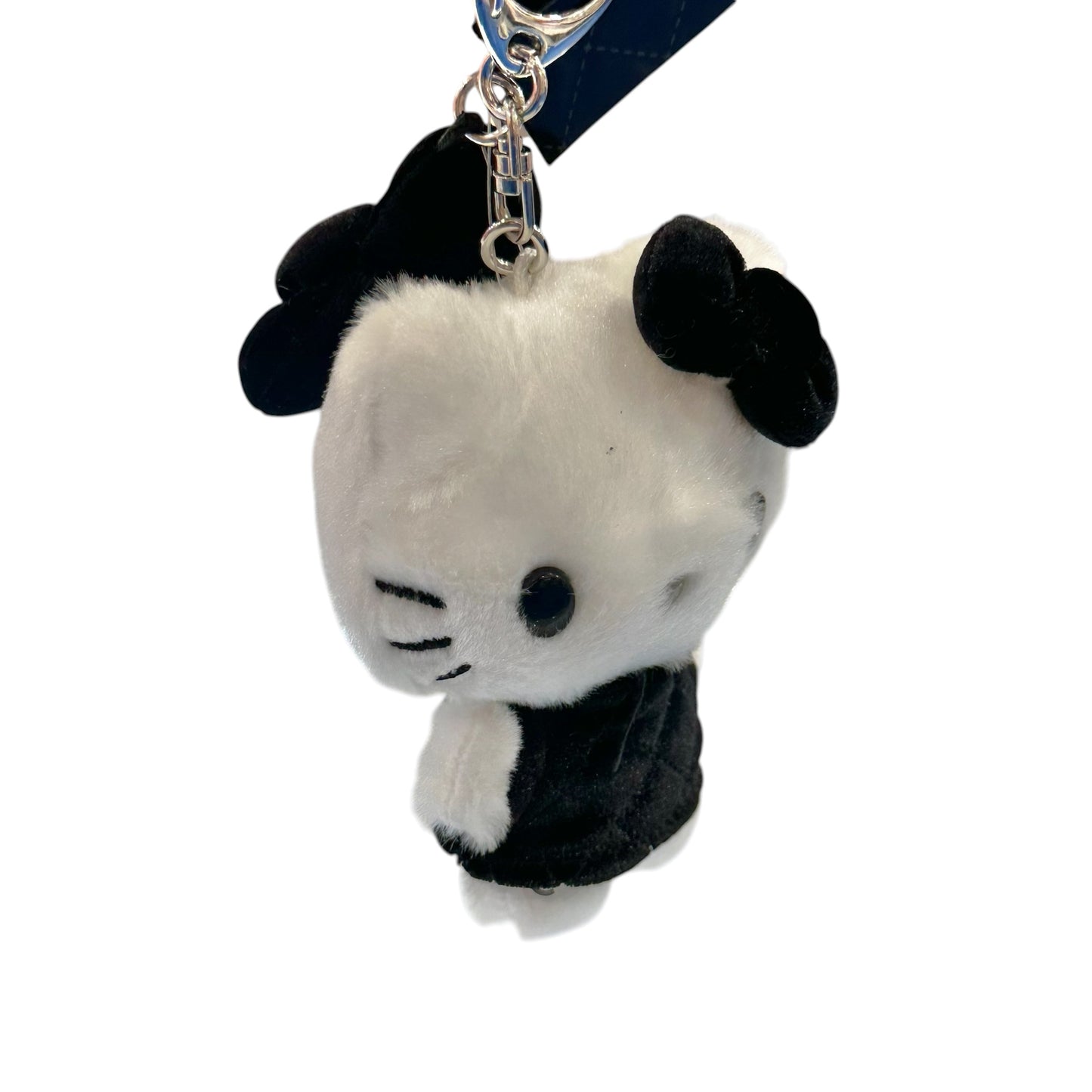Hello Kitty "Black Quilt" Keychain w/ Mascot