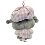 Kuromi "Gingham Casquette" Mascot Clip On Plush