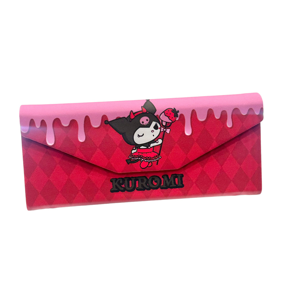 Kuromi "Strawberry" Foldable Glasses Case