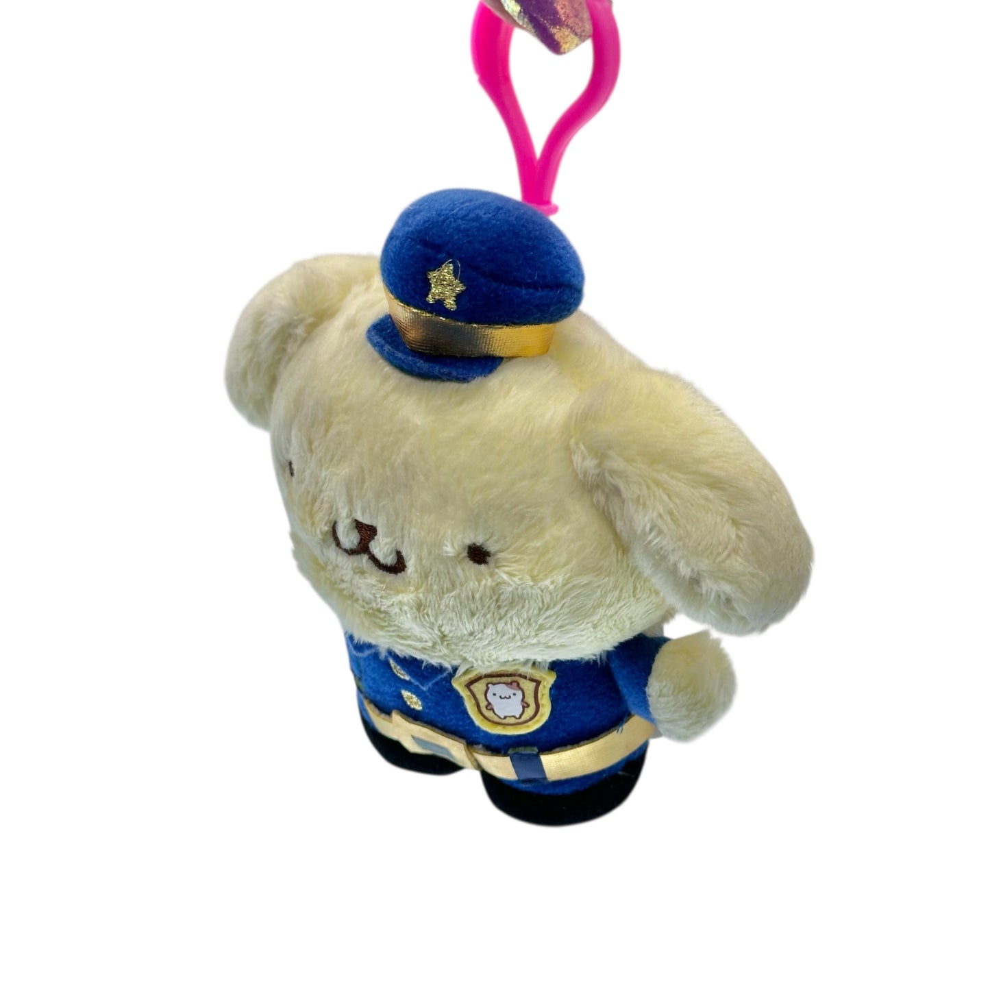 Pompompurin "Policeman" Collectible Mascot Clip On