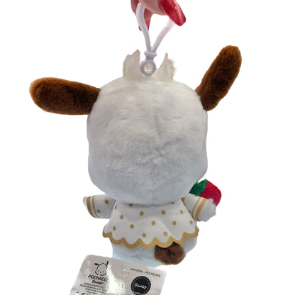 Pochacco "Strawberry Rainbow" Mascot Clip On