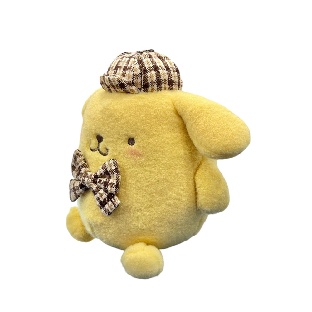 Pompompurin "Mocha Check" 11in Plush