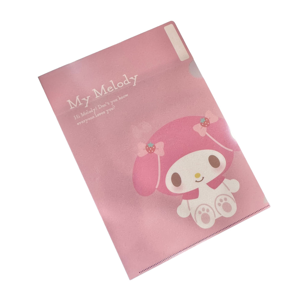 My Melody "School" Clear File