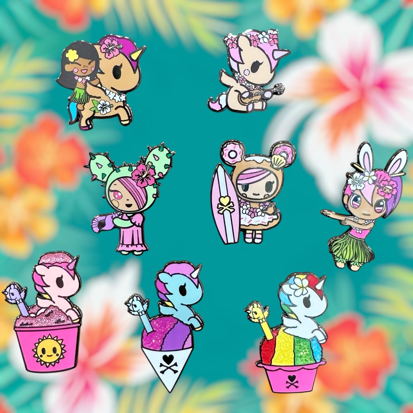 tokidoki "Ohana" Blind Box Enamel Pins
