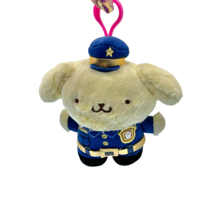 Pompompurin "Policeman" Collectible Mascot Clip On
