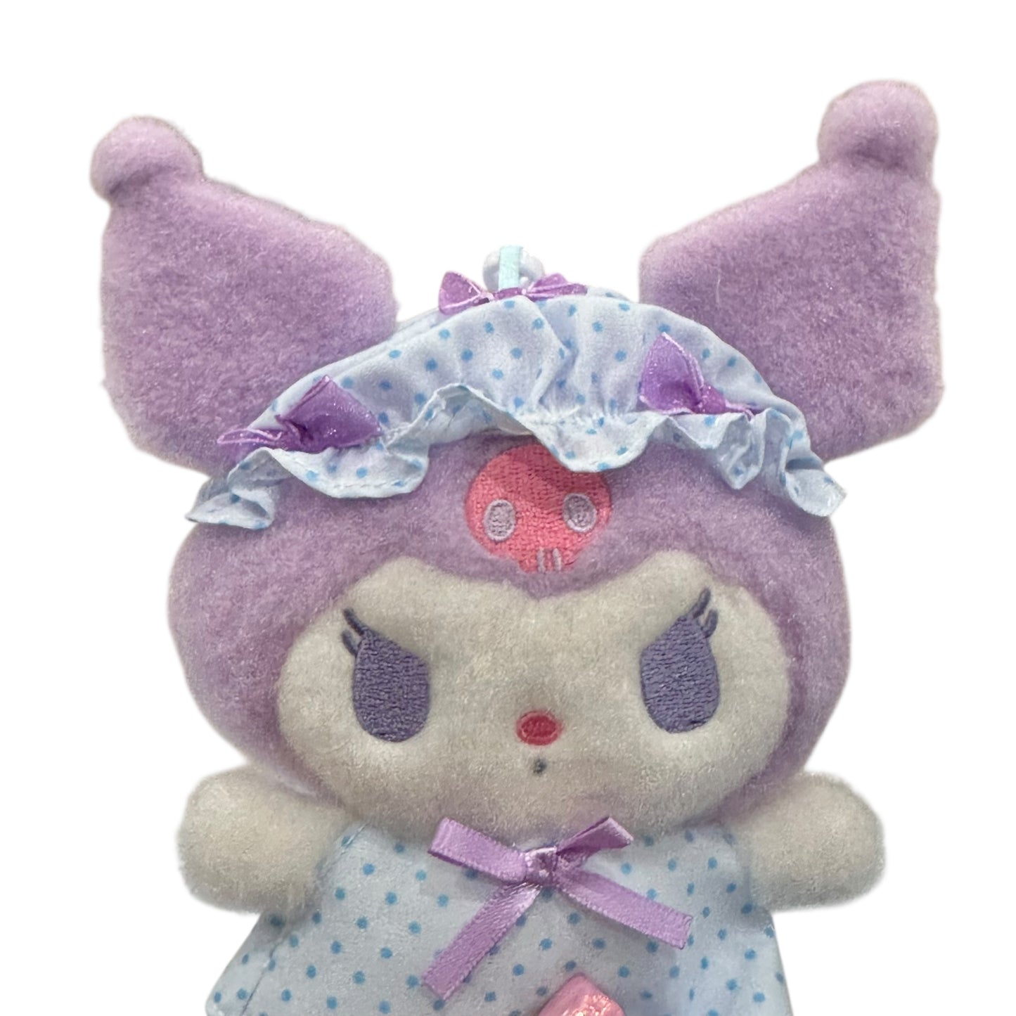 Kuromi "Nightcap w/ Ribbon" Mascot Clip On