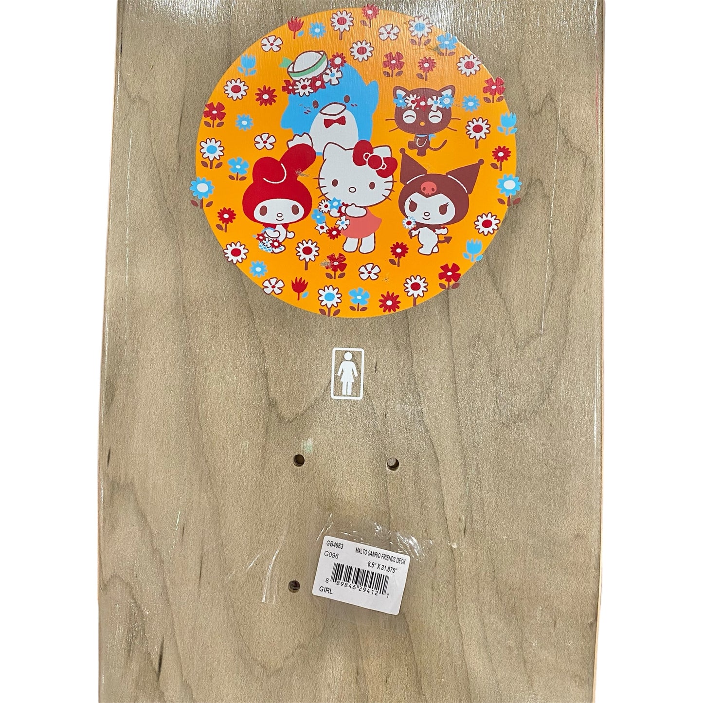 Girl x Hello Kitty & Friends Malto/Tuxedosam Skate Deck [SEE DESCRIPTION]