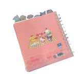 Sanrio Characters "Room" Index Notebook (Pink)