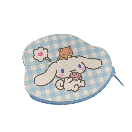 Cinnamoroll "Pastel Check" Die-Cut Coin Purse