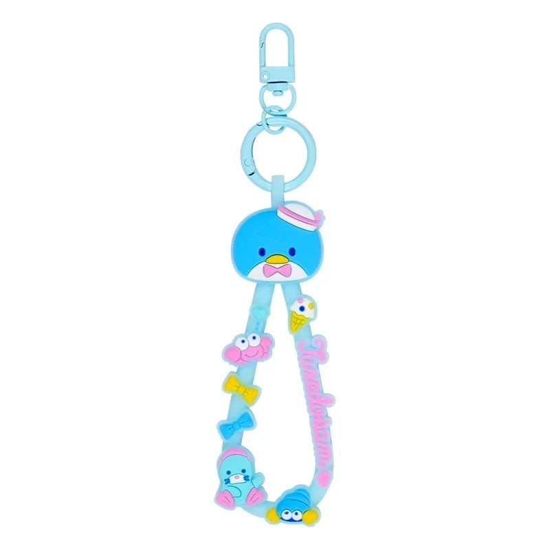 Tuxedosam Keyring w/ Rubber Strap