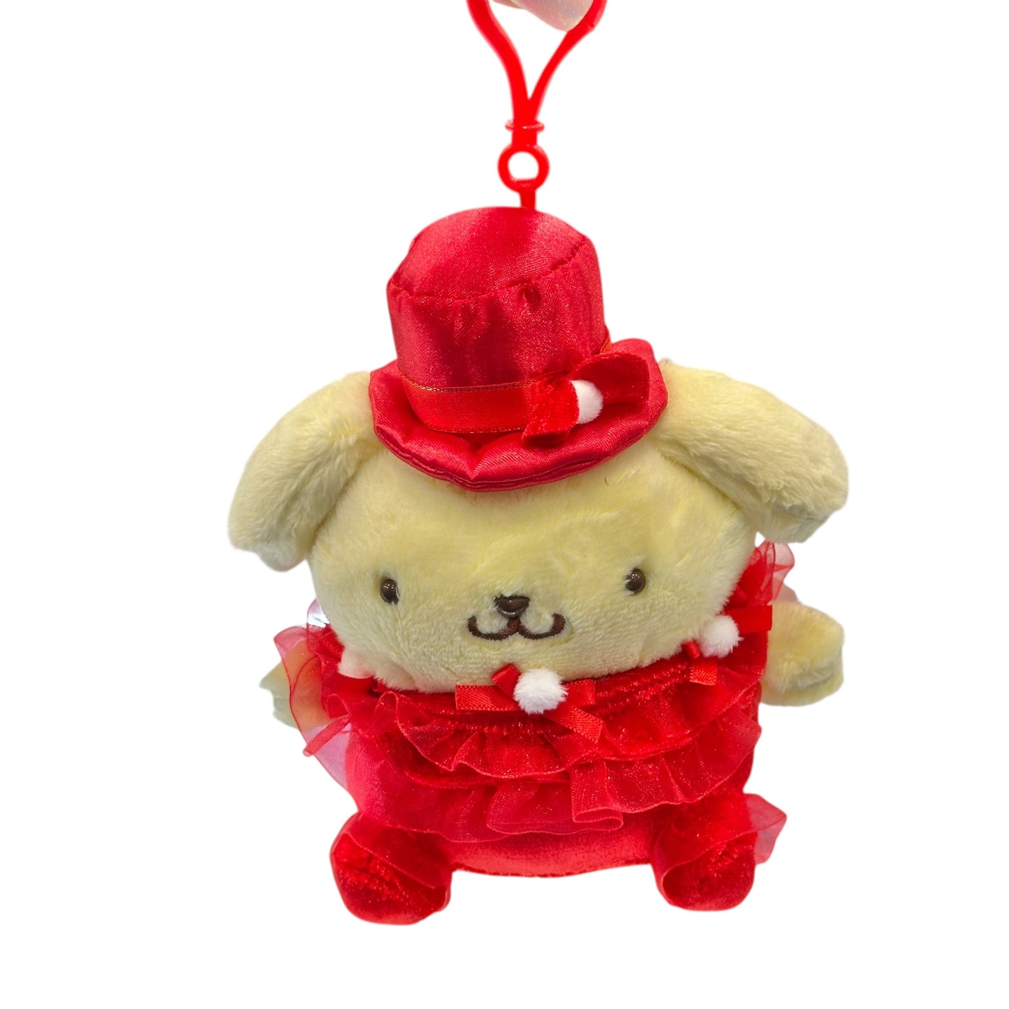 Pompompurin "Christmas Dress" Mascot Clip On