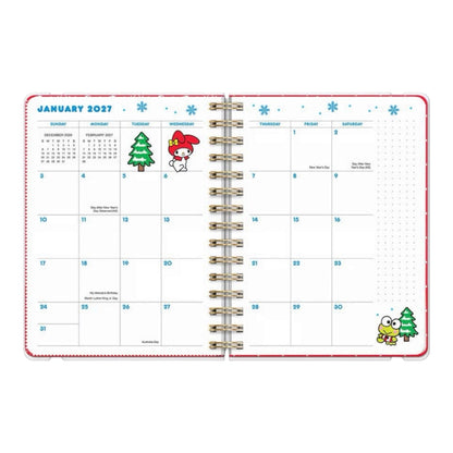 Hello Kitty & Friends 2027 Retro Deluxe Compact Flexi Planner