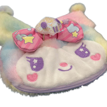 Kuromi "Sweet Pastel" Plush Face Pocket