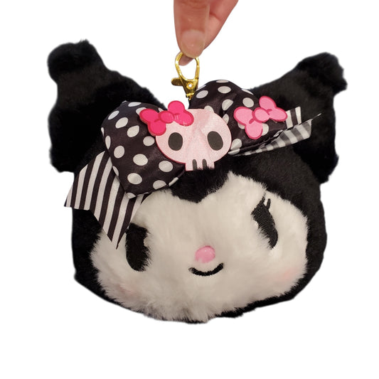 Kuromi "Black & Pink Party" Mascot ID Holder