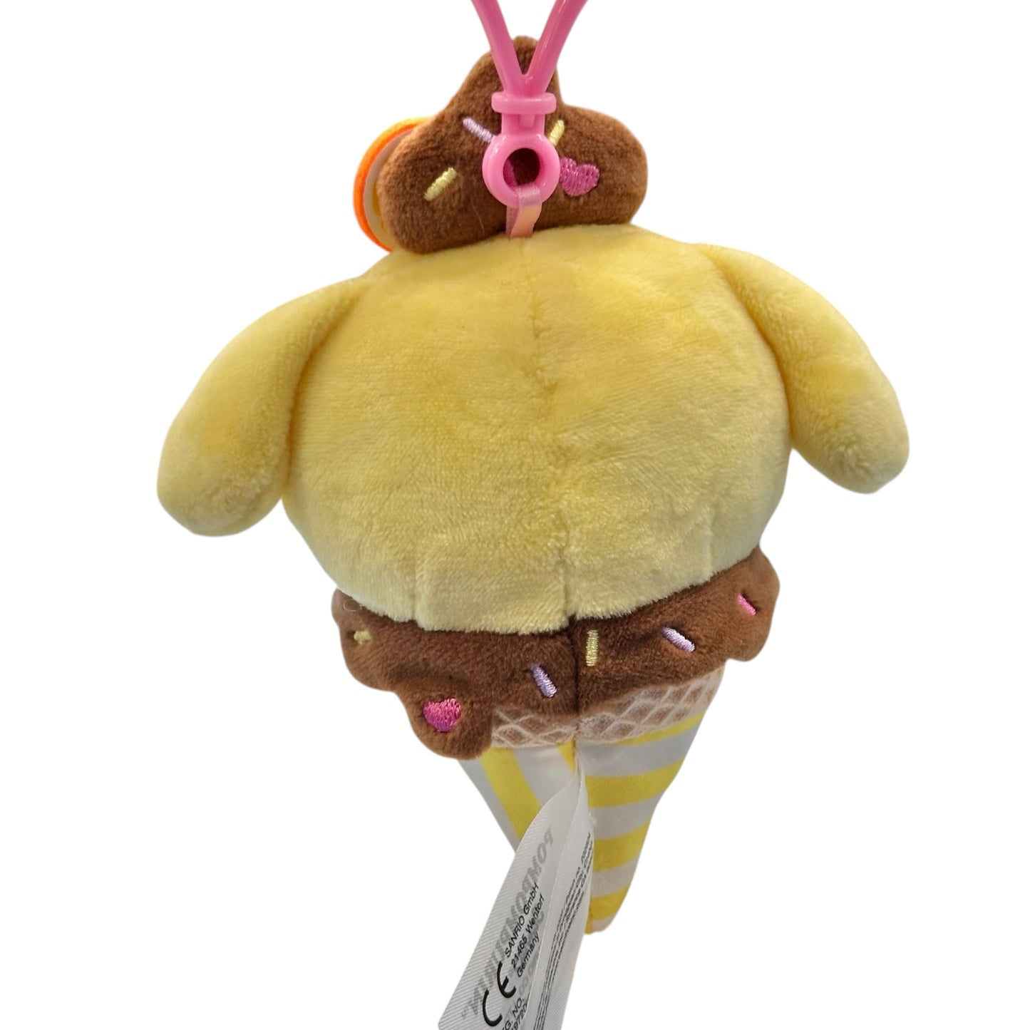 Pompompurin "Ice Cream" Mascot Clip On