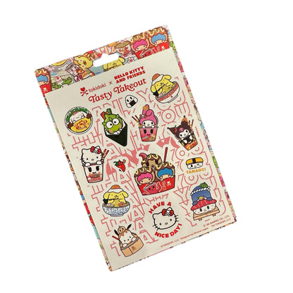 tokidoki x Hello Kitty & Friends "Tasty Takeout" Sticker Sheet
