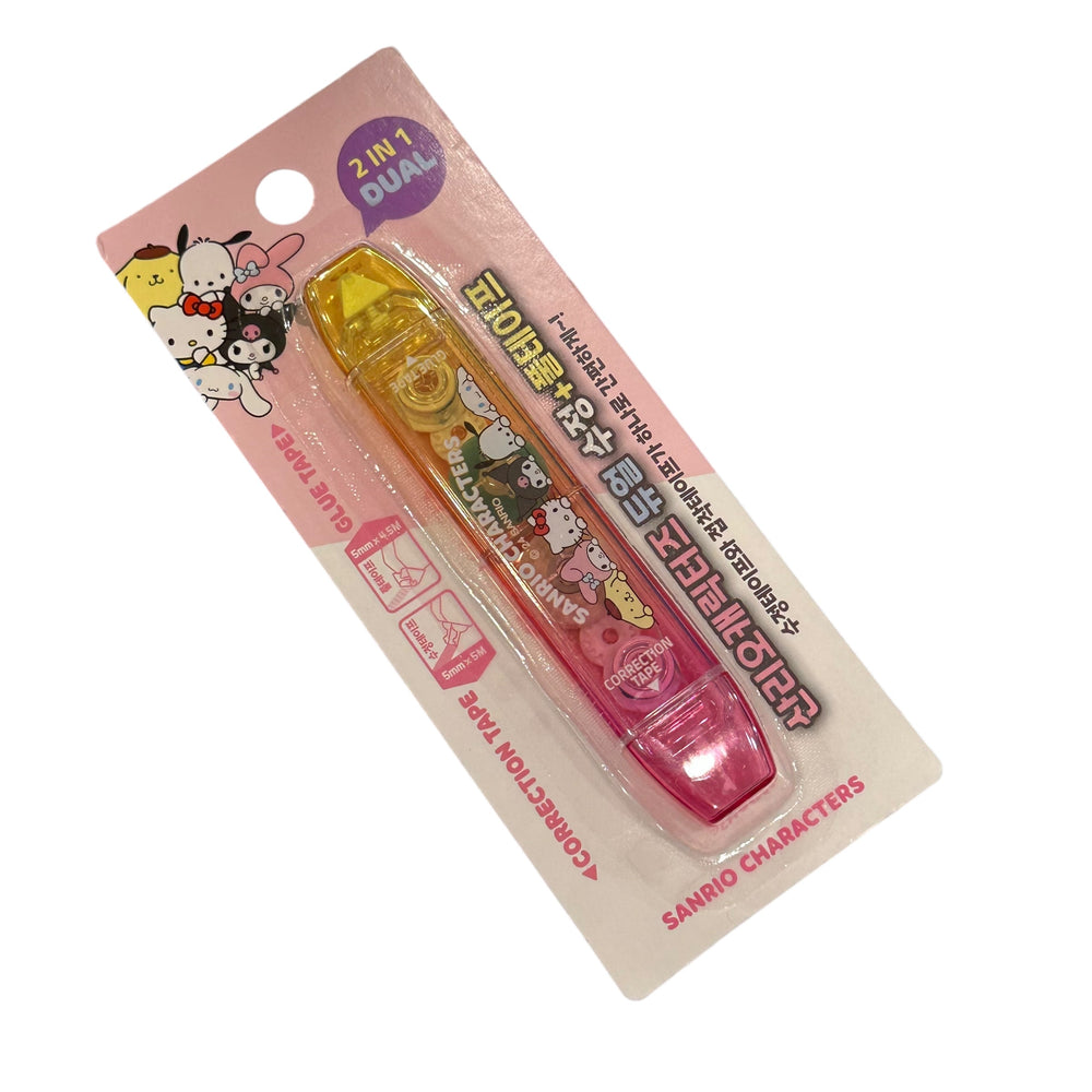 Sanrio Characters Dual Correction Tape & Glue Tape