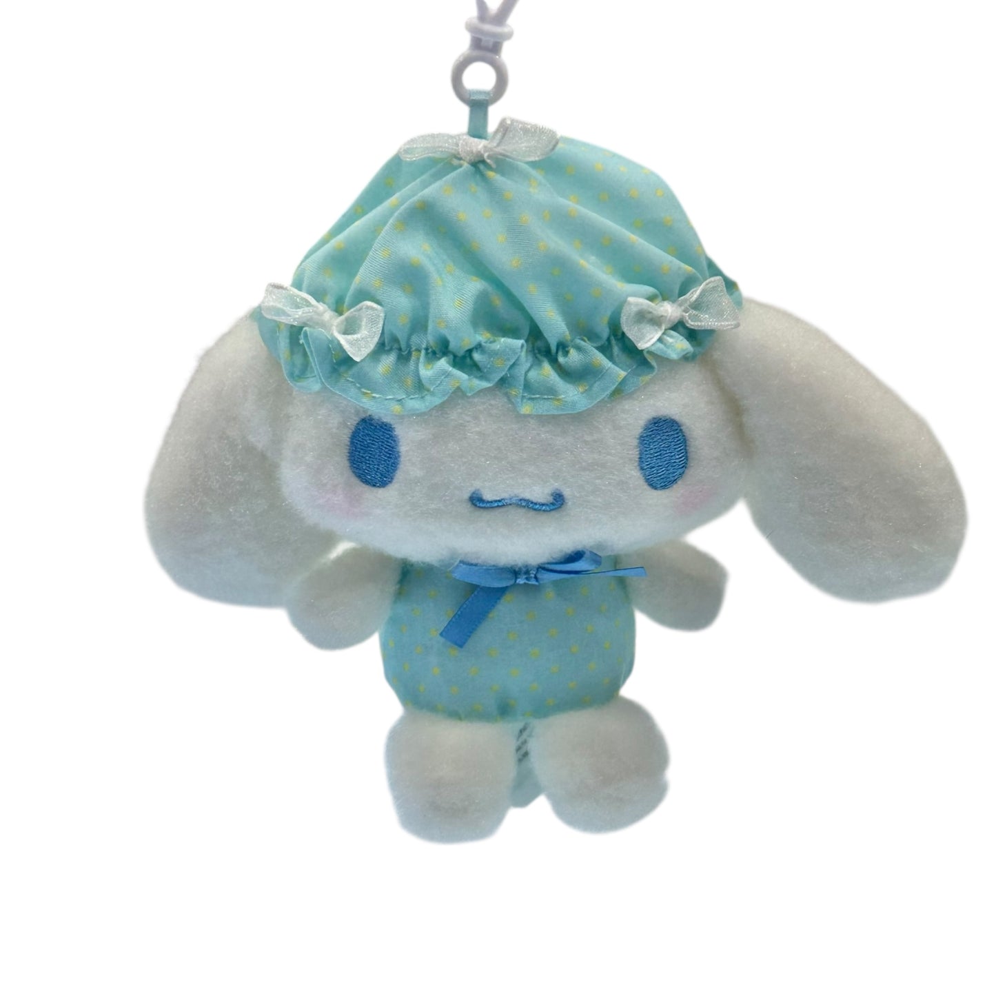 Cinnamoroll "Nightcap w/ Ribbon" Mascot Clip On