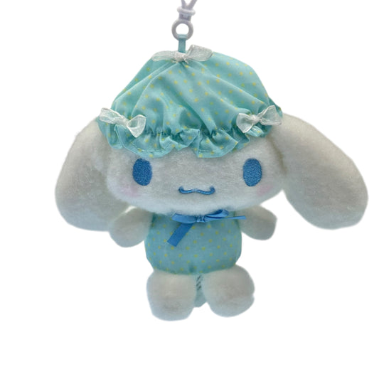 Cinnamoroll "Nightcap w/ Ribbon" Mascot Clip On