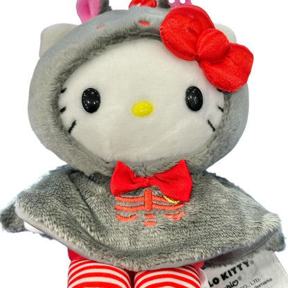 Hello Kitty "Bat" Halloween Mascot Clip On Plush