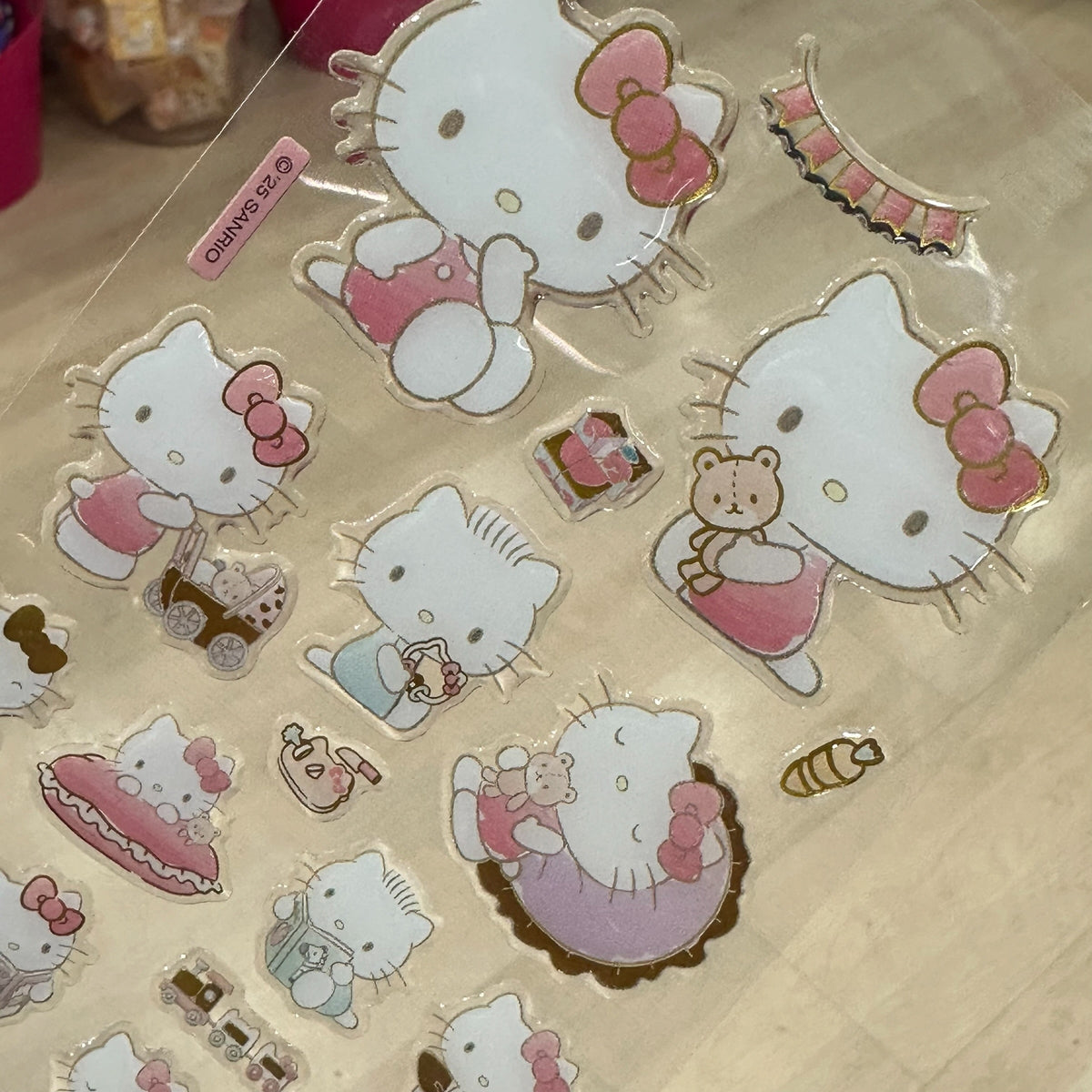 Hello Kitty 5-Size Sticker Set