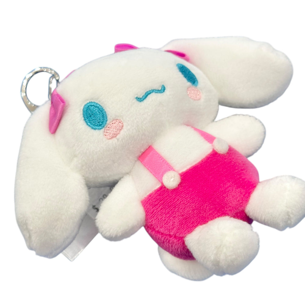 Cinnamoroll "Pink Dungarees" Mascot Key Clip