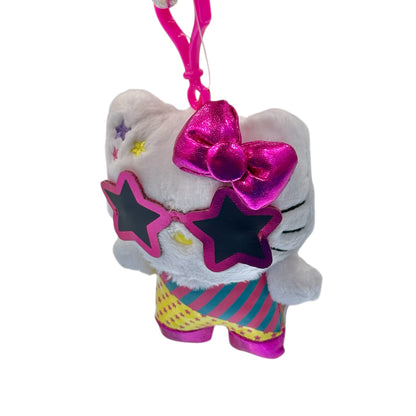 Hello Kitty "Star Sunglasses" Flat Mascot Clip On