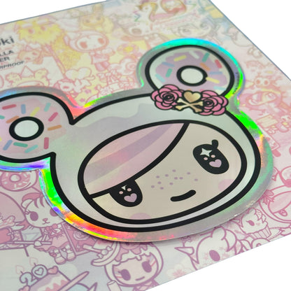 tokidoki "20th Anniversary" Party Donutella Large Sticker