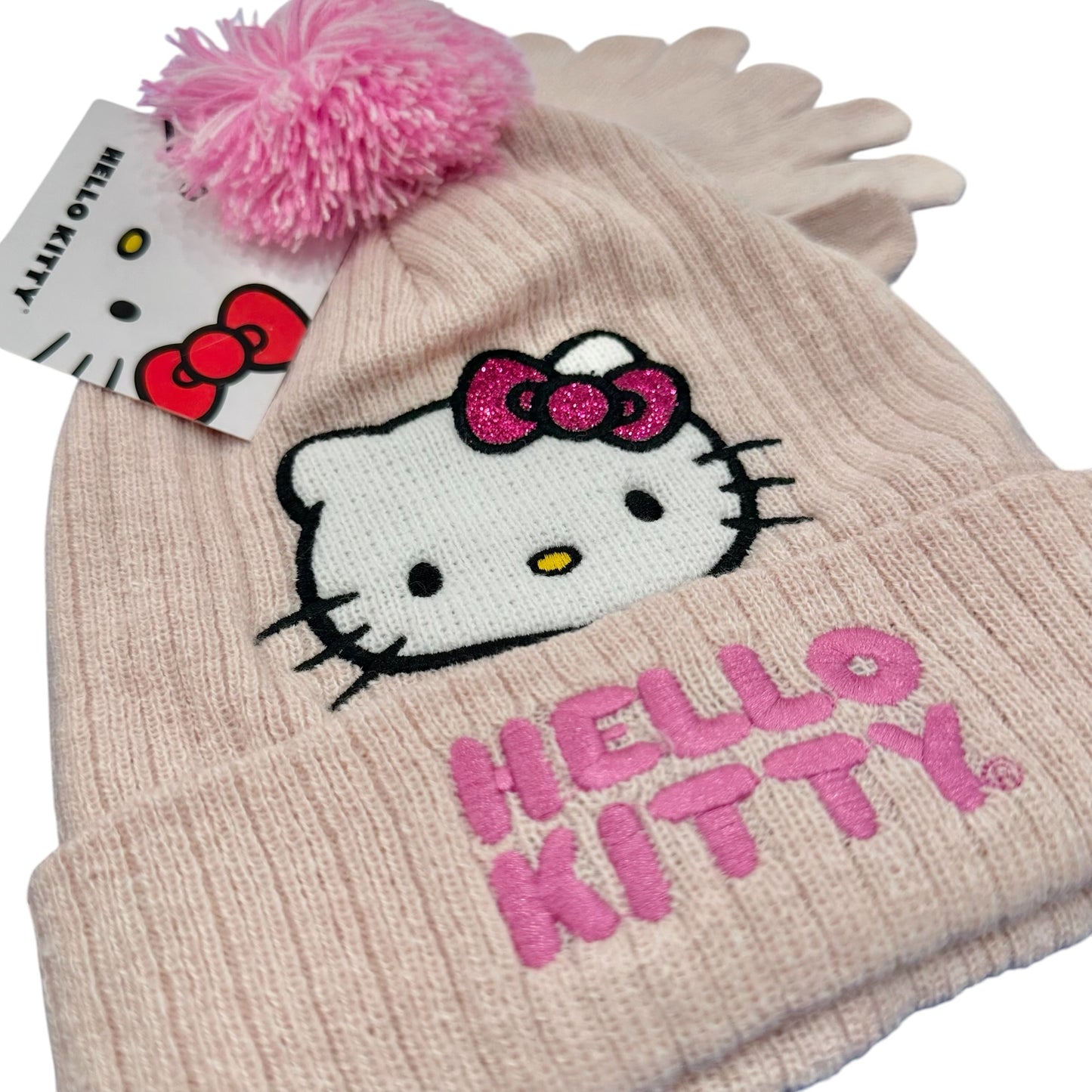 Hello Kitty "Marled" Beanie Glove Set