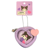 Kuromi "Heart" Mini Pouch w/ Badge