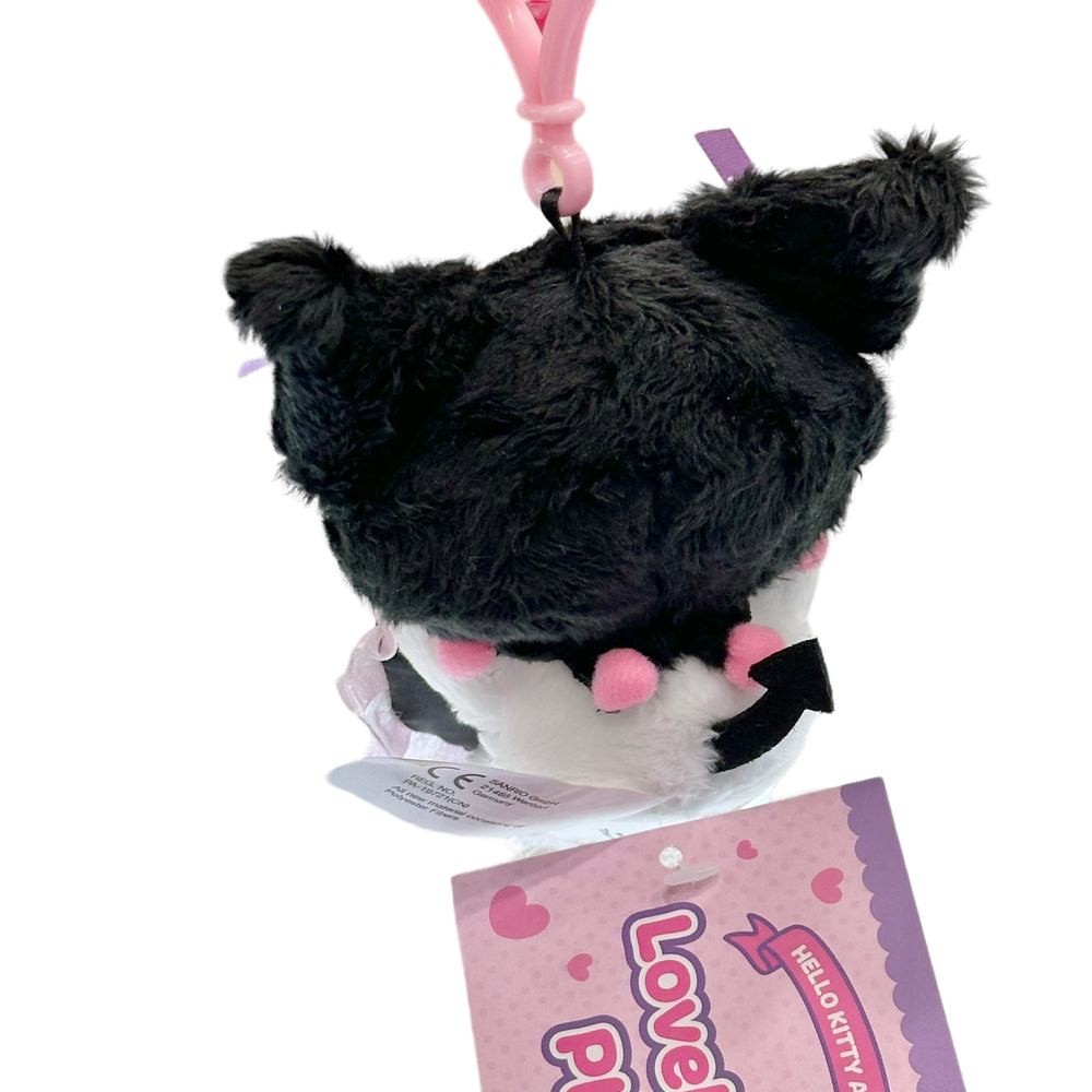 Kuromi "Lovely Girl" Mascot Clip On Plush