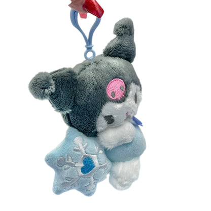Kuromi "Snow Angel" Mascot Clip On