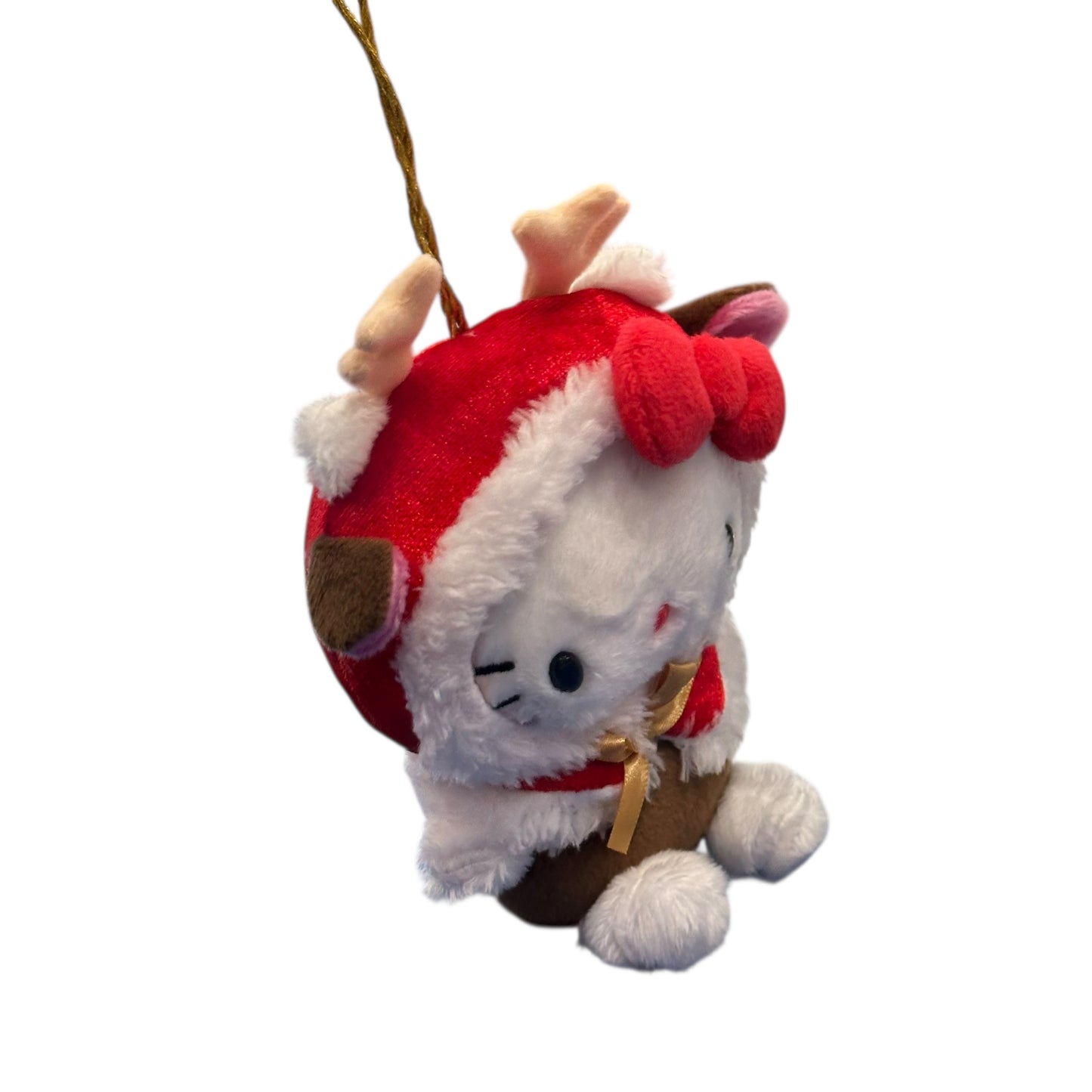 Hello Kitty "Santa Claus Costume Reindeer" Mascot Ornament