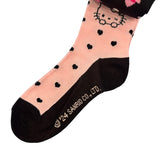 Hello Kitty "Flower" Kids 3 Pair Sneaker Socks (19-21)