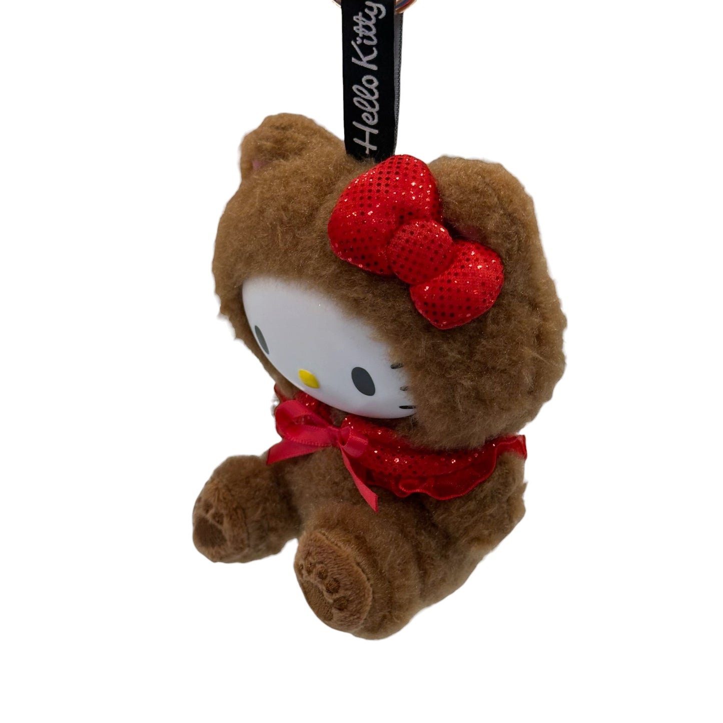 Hello Kitty "Brown Bear" Plushie Pops Mascot w/ Carabiner